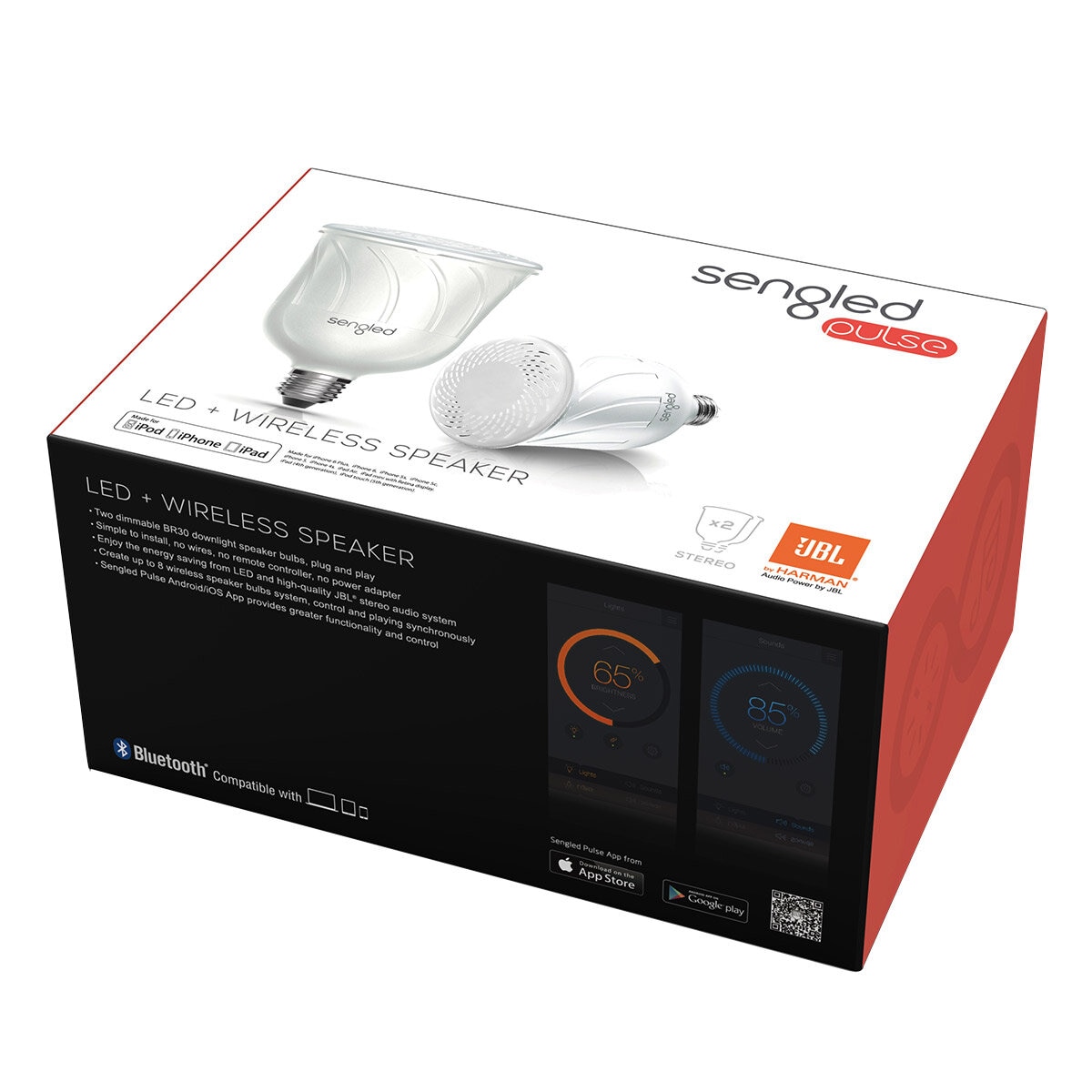 Sengled Pulse LED Bulb with Wireless speaker Starter Kit E27 White