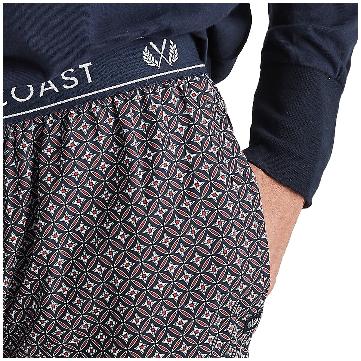 Coast Sleep Set Winter - Navy/Print