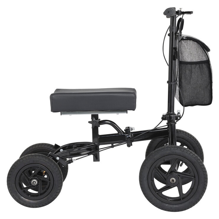 Altus Knee Scooter Walker Pneumatic Tires Black