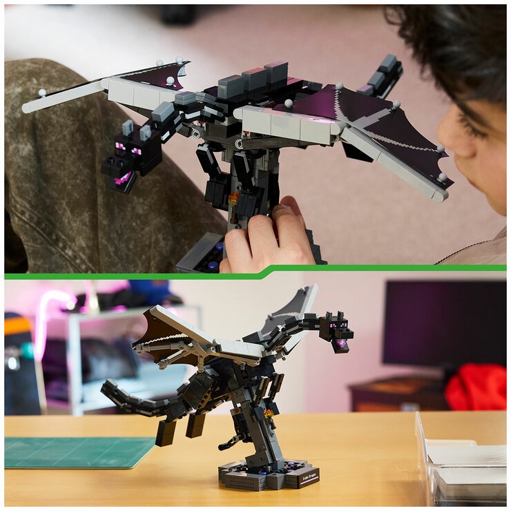 LEGO Minecraft The Ender Dragon Video Game Decor 21595