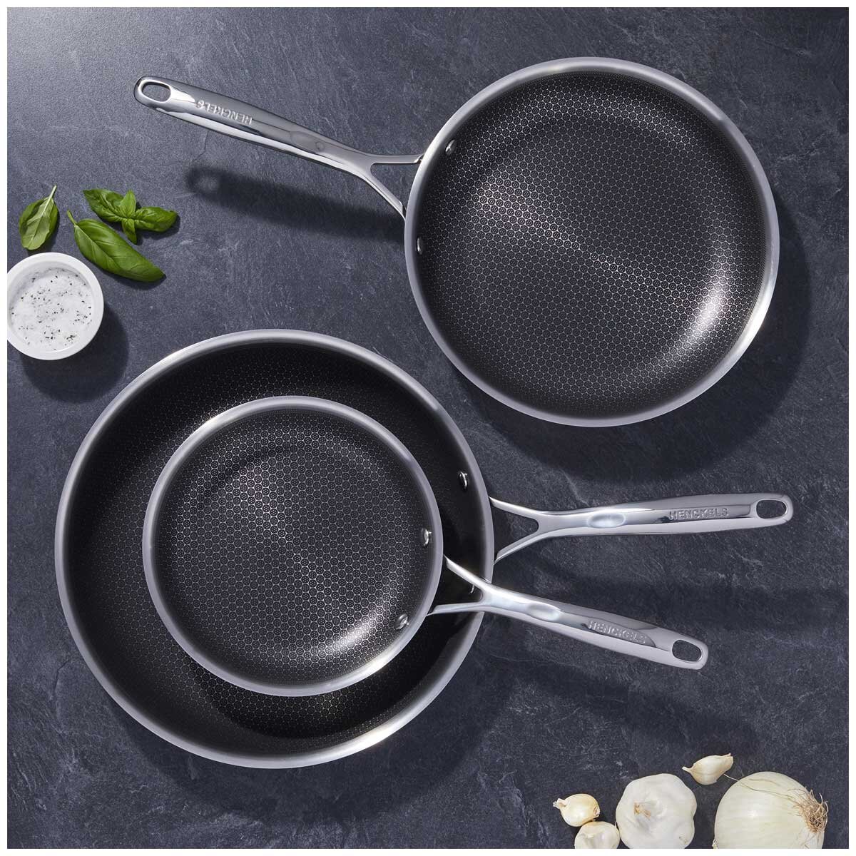 Henckels Paradigm Skillet 3 Piece Set
