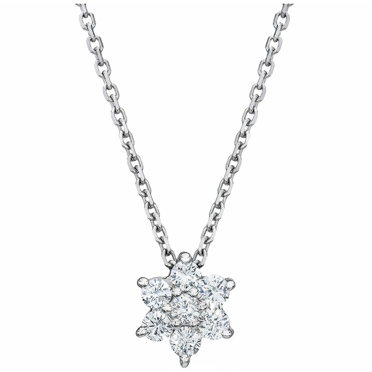 Round Brilliant 0.25ctw 18KT White Gold Diamond Pendant Costco Australia