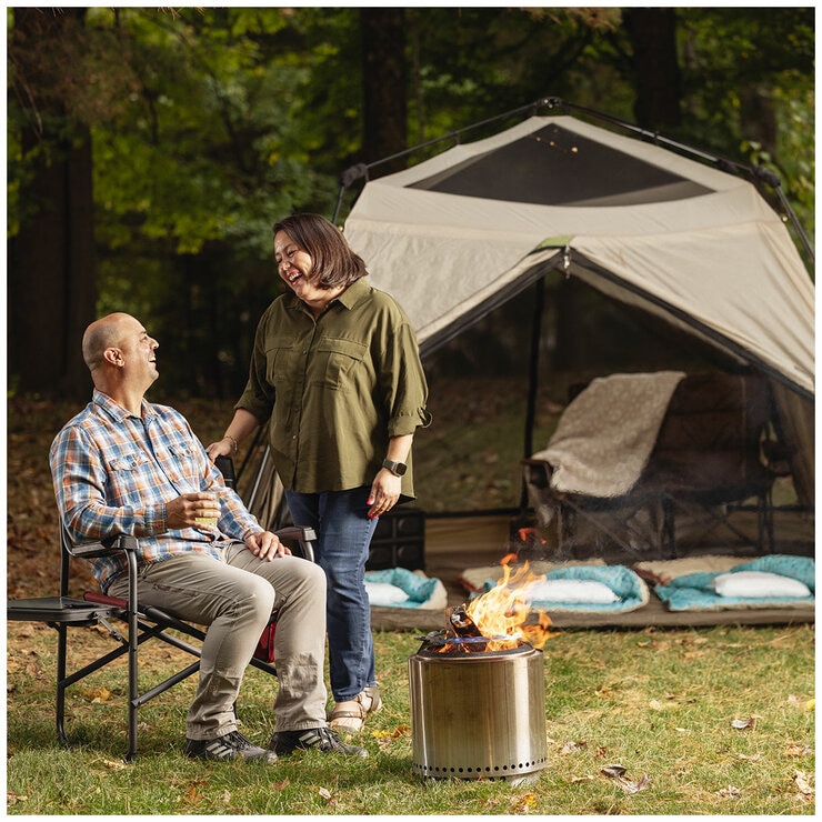 Timber Ridge Heated Chair With Side Table