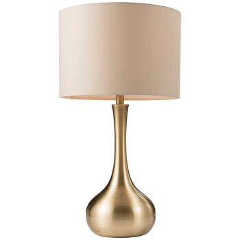 Hudson Living Piccadilly Table Lamp Brass & Taupe