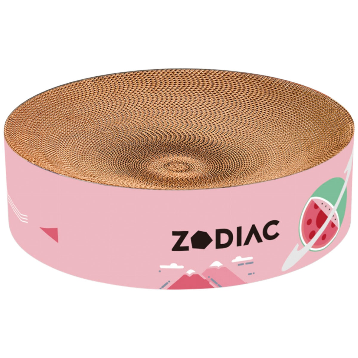 Zodiac Round Cat Scratcher Watermelon