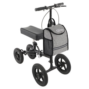Altus Knee Scooter Walker Pneumatic Tires Black