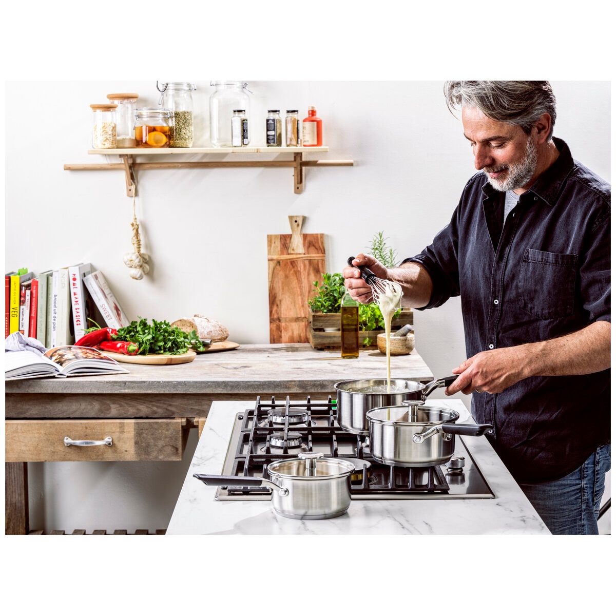 KitchenAid Classic Induction Cookware 8 Piece Set