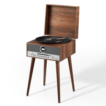 Crosley Nash 7-in-1 Vinyl Record Player Walnut Crosley Nash 7-in-1 Vinyl Record Player Walnut
