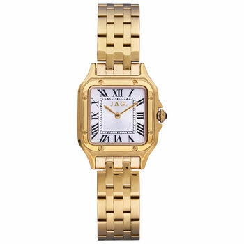 JAG Riana Gold Tone Square Dial Women's Watch J2816A JAG Riana Gold Tone Square Dial Women's Watch J2816A