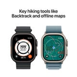 Apple Watch Ultra 3 GPS + Cellular 49mm Natural Titanium Case with Light Blue Alpine Loop - Large