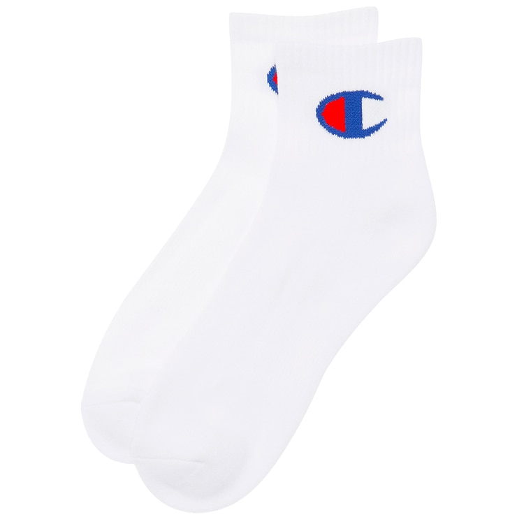 Champion Men's 1/4 Crew Sock 8pk White Costco Australia