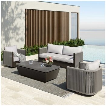Grand Leisure Vega 4 Piece Deep Seating Set
