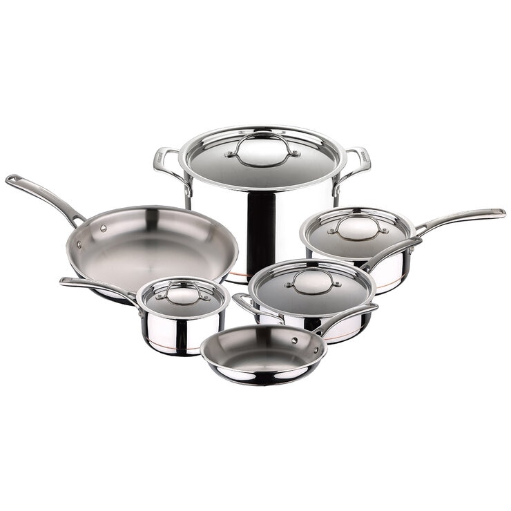 Kirkland Signature 10pc Stainless Steel Cookware Set