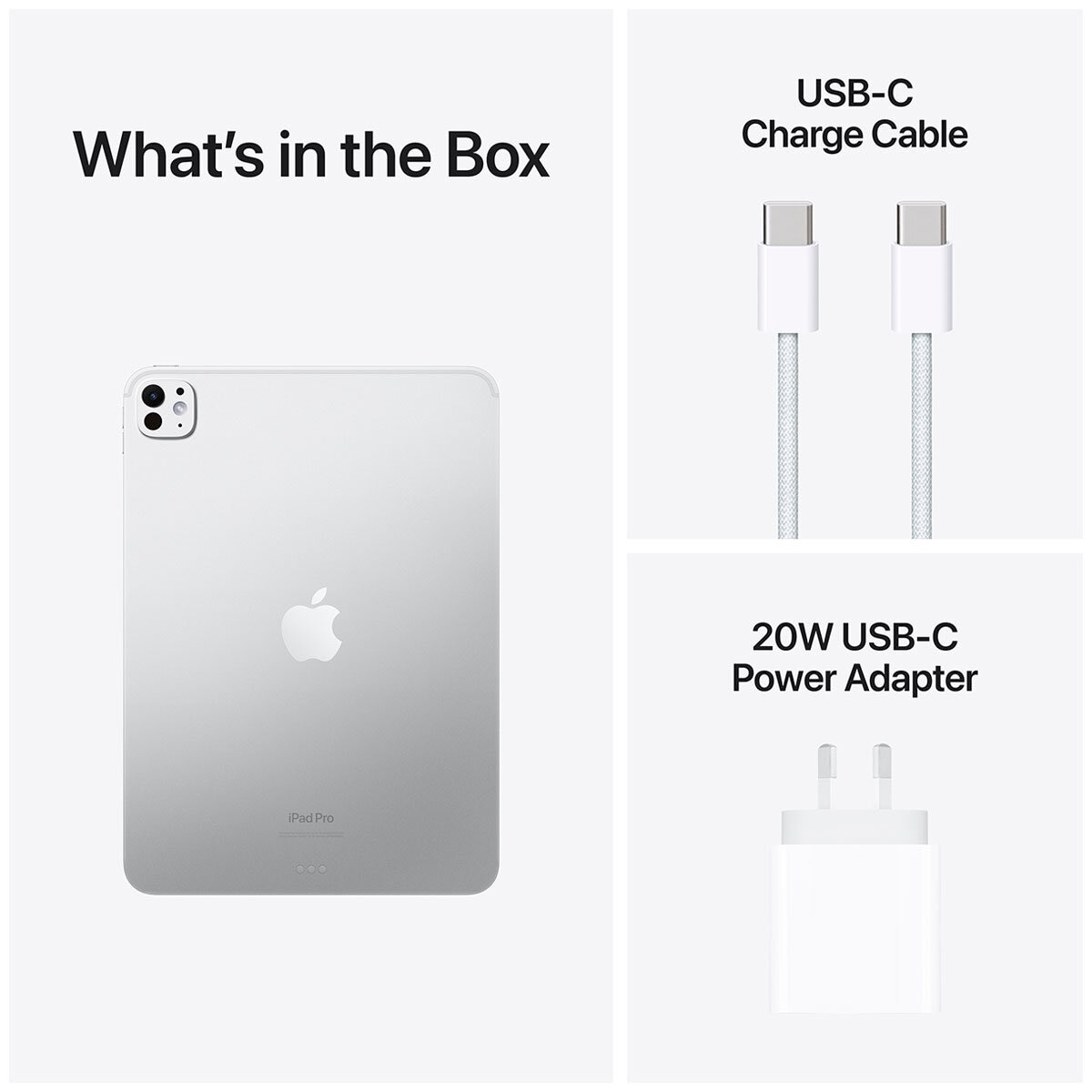 iPad Pro 11 Inch Wi-Fi 2TB Standard Glass Silver M4