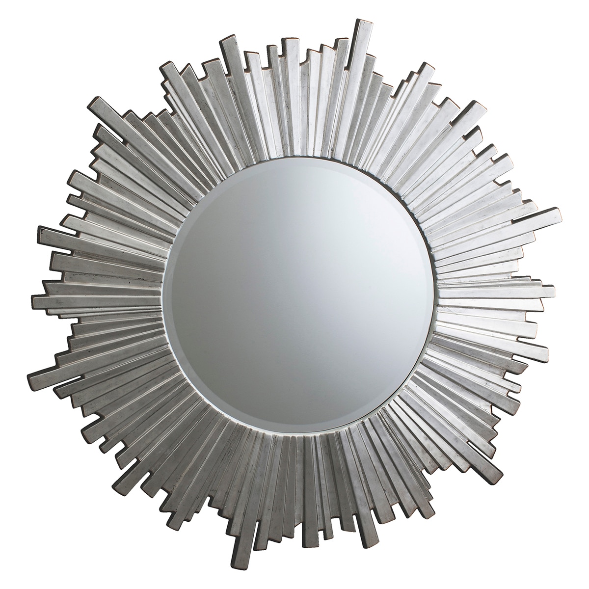 Hudson Living Herzfeld Round Mirror Silver 1000 x 1000mm