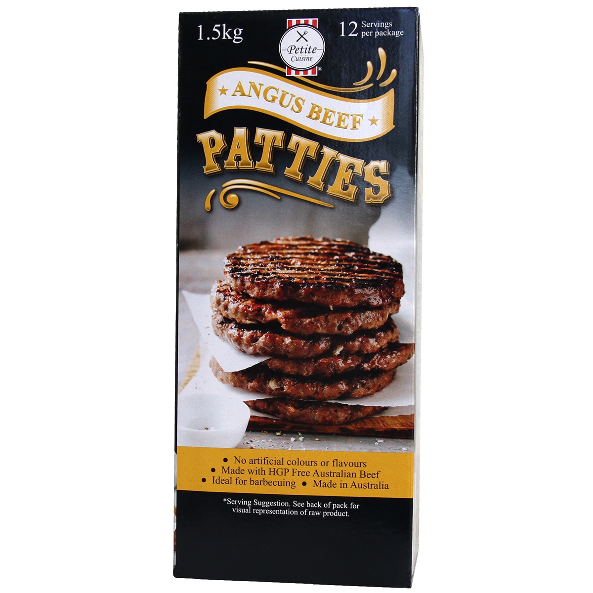 Petite Cuisine Angus Beef Patties 1.5kg
