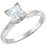 1.00ctw Princess Dia Solitaire Ring