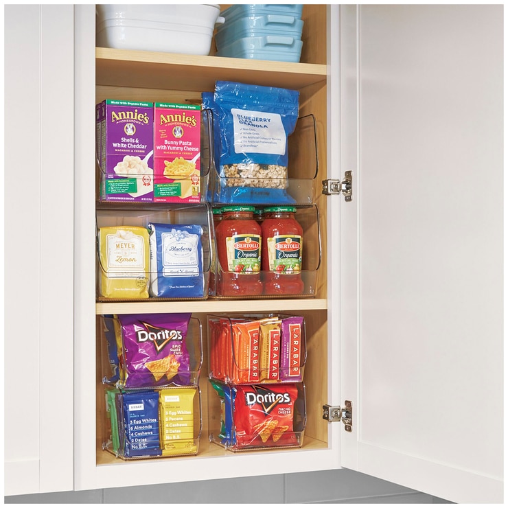 iDesign Stacking Open Front Pantry Bins 8piece Set Costco Australia