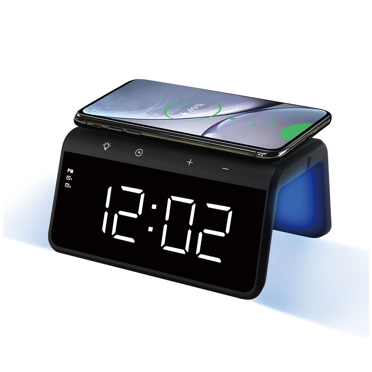 REWYRE Alarm Clock Wireless Charger SY-W0258BLK