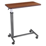 Altus Adjustable Overbed Table with Rolling Lockable Wheels