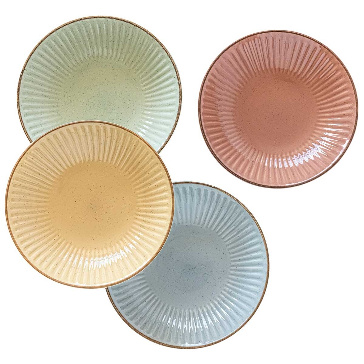 overandback Dinner Bowl Set 4 Piece