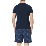 Coast Men's Sleep Set Summer - Navy Boat