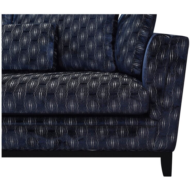Moran Florence 3 Seater Warwick Fairmont Navy Fabric
