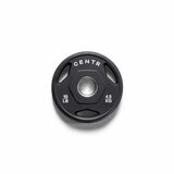 Centr 136kg Rubber Olympic Weight Set With Bar