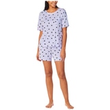 Mickey & Minnie Women's Pyjama Set 2 Piece - Purple
