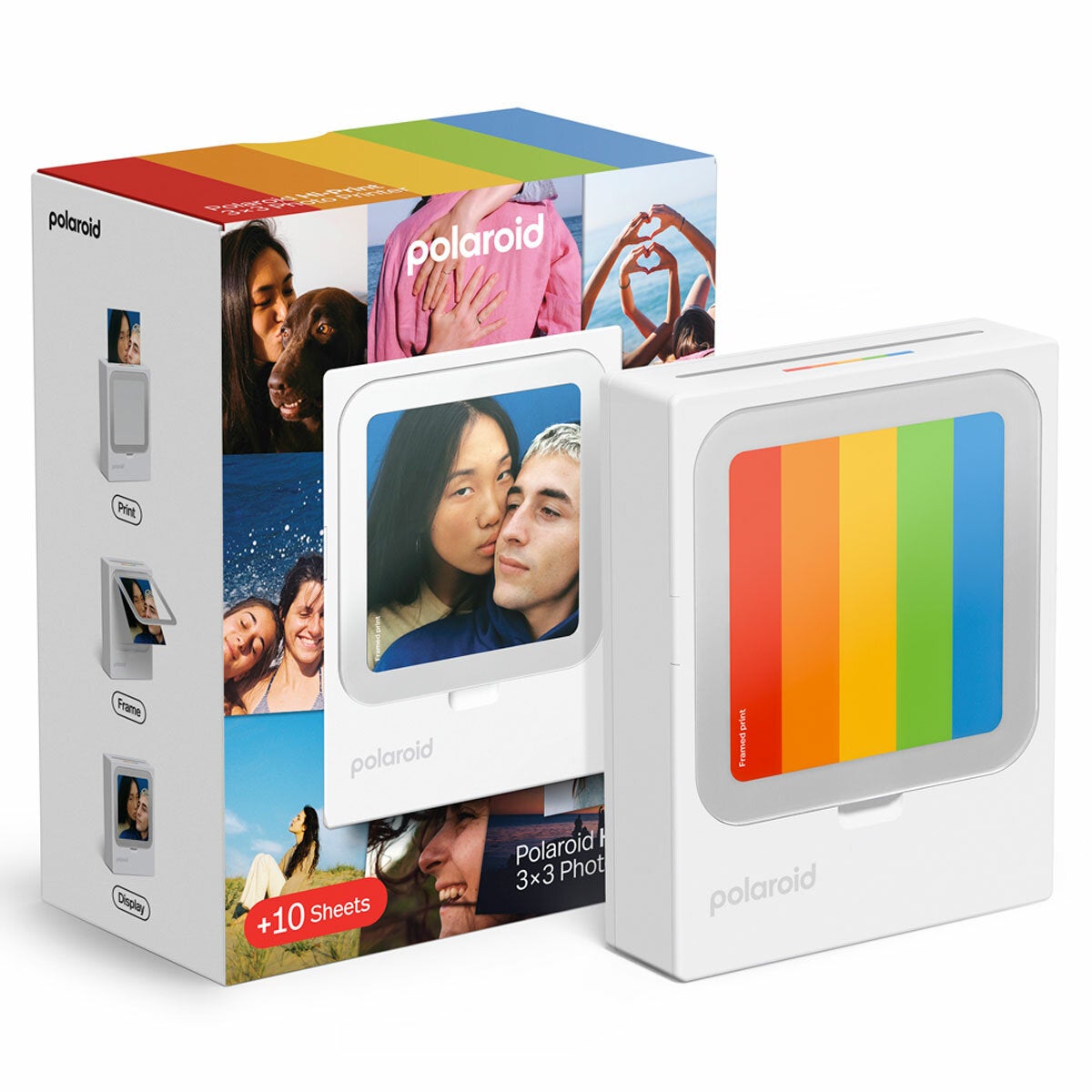 Polaroid Hi-Print 3x3 Photo Printer White 9196 Polaroid Hi-Print 3x3 Photo Printer White 9196