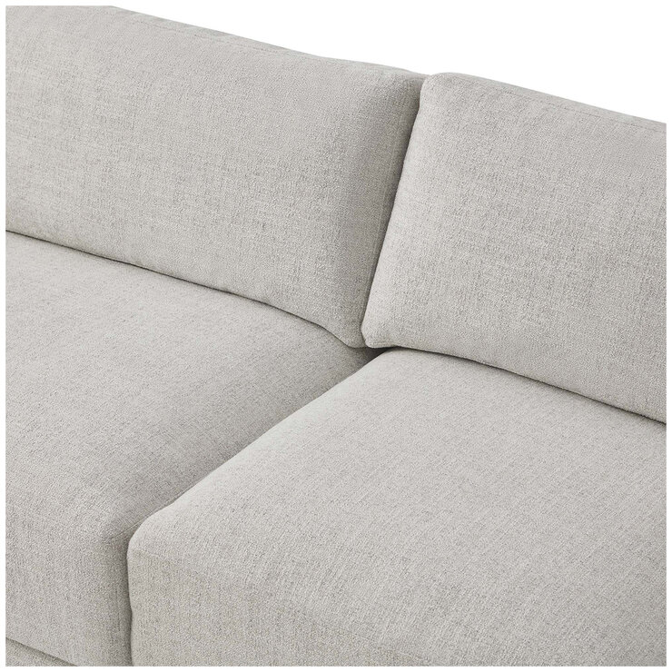 Aiden & Ivy 4 Piece Fabric Modular Sofa With 2 Pillows