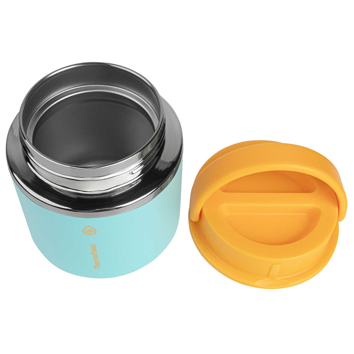 ThermoFlask 590ml Insulated Food Jar 2 Pack Pink And Aqua