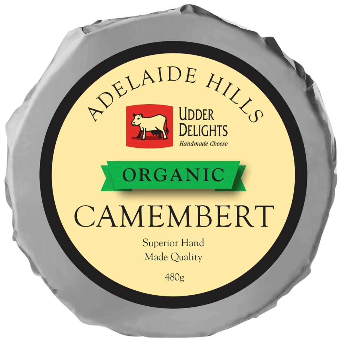 Udder Delights Organic Camembert 480g