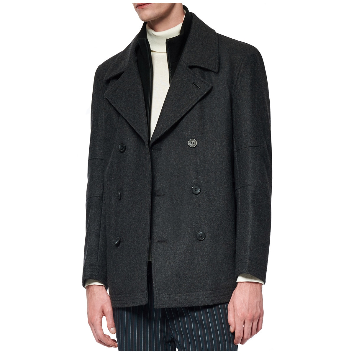 Andrew Marcs Wool Jacket - Charcoal