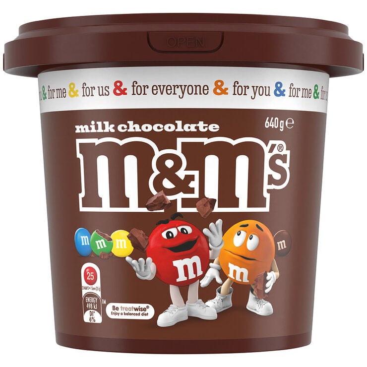 M&M's Milk Chocolate Bucket 640g