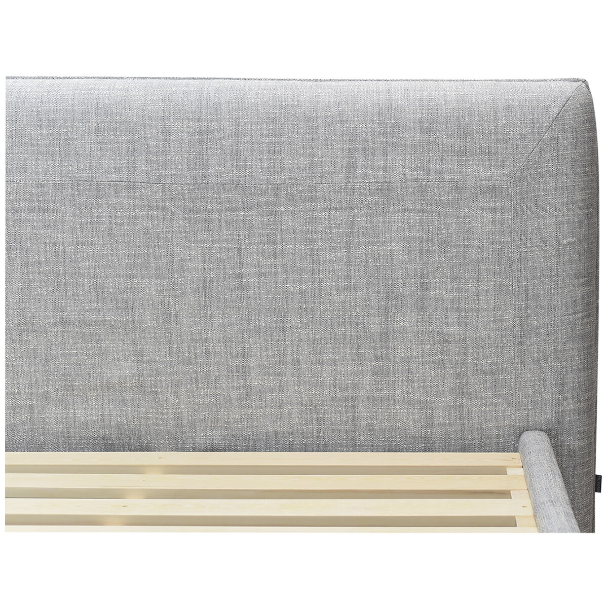 Moran Ora King Bedhead with Encasement and Slats Steel