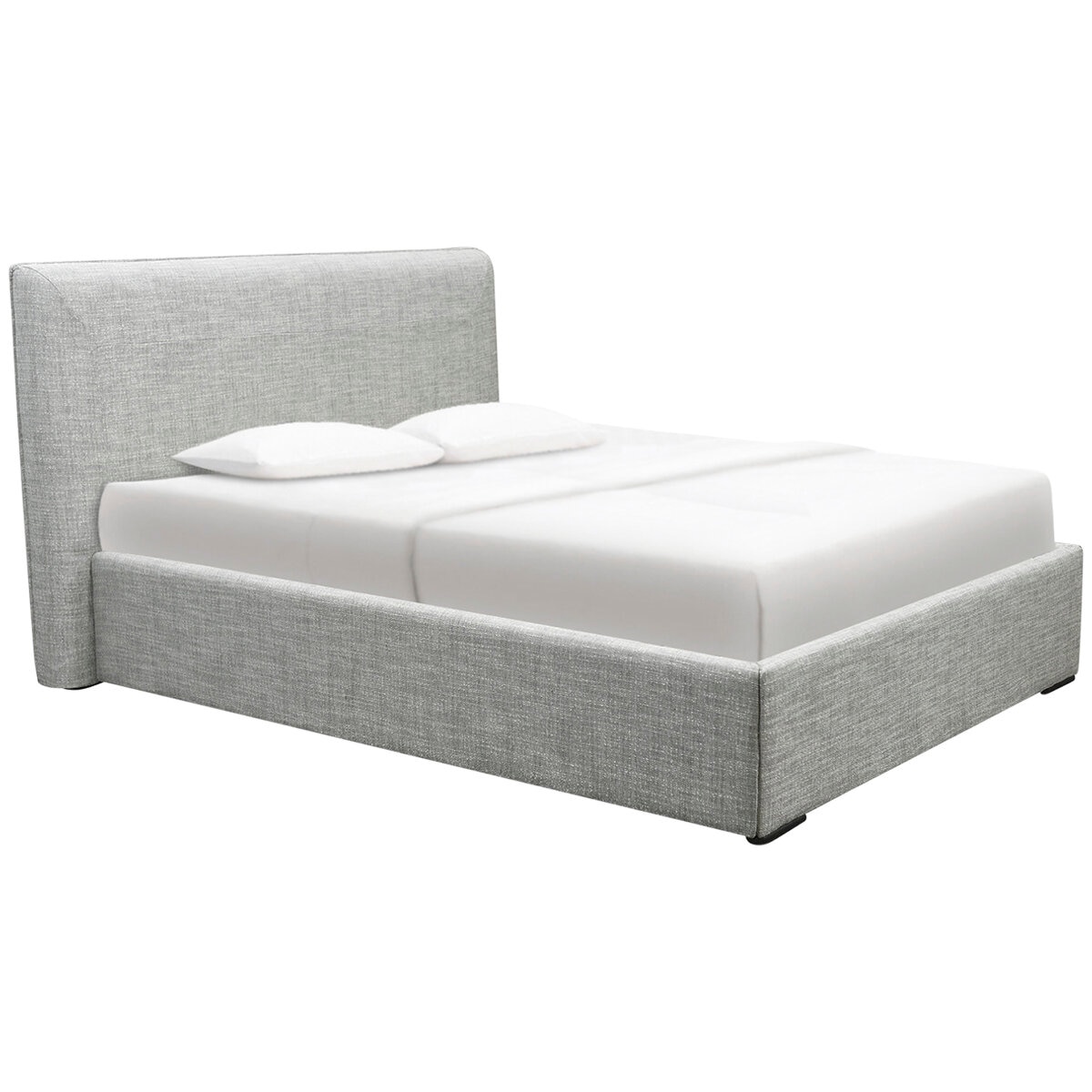 Moran Ora King Bedhead with Encasement and Slats Steel
