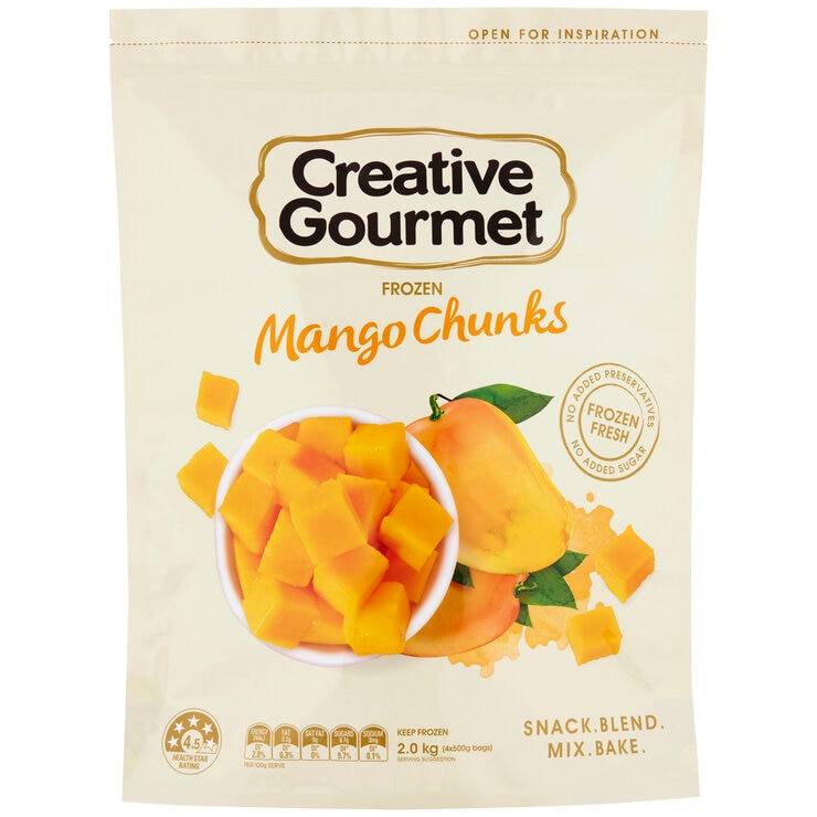 Creative Gourmet Mango Chunks 2kg - Grocery Same Day Delivery Creative Gourmet Mango Chunks 2kg - Grocery Same Day Delivery
