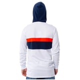 Le Coq Valence Hoodie (Blue + White)