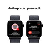 Apple Watch Series 10 GPS 42mm Jet Black Aluminium Case with Ink Sport Loop