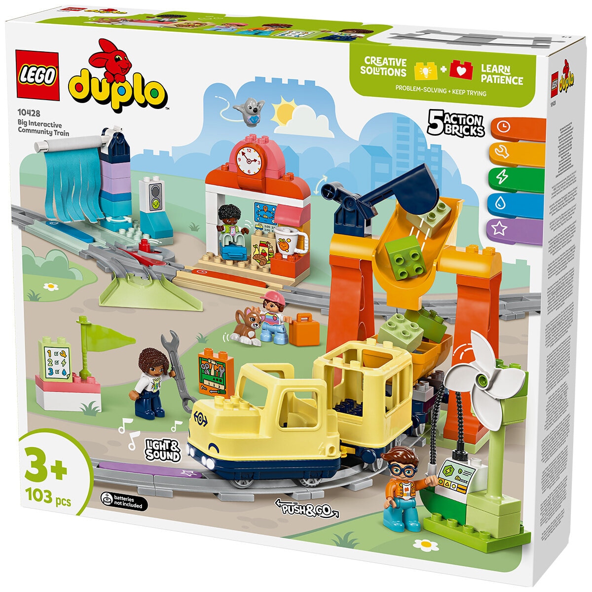 LEGO DUPLO Town Big Interactive Community Train Set 10428
