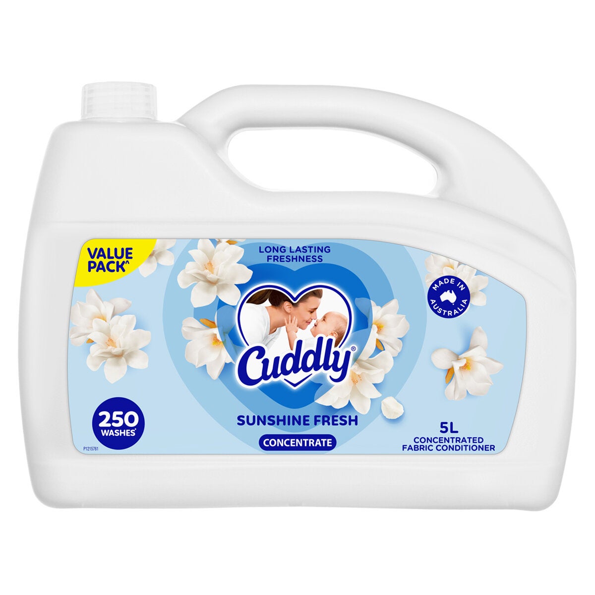 Cuddly Concentrate Sunshine Fresh Softener 5L Cuddly Concentrate Sunshine Fresh Softener 5L