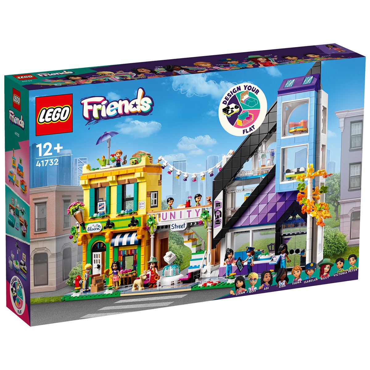 LEGO Friends Downtown Flower and Design Stores 41732