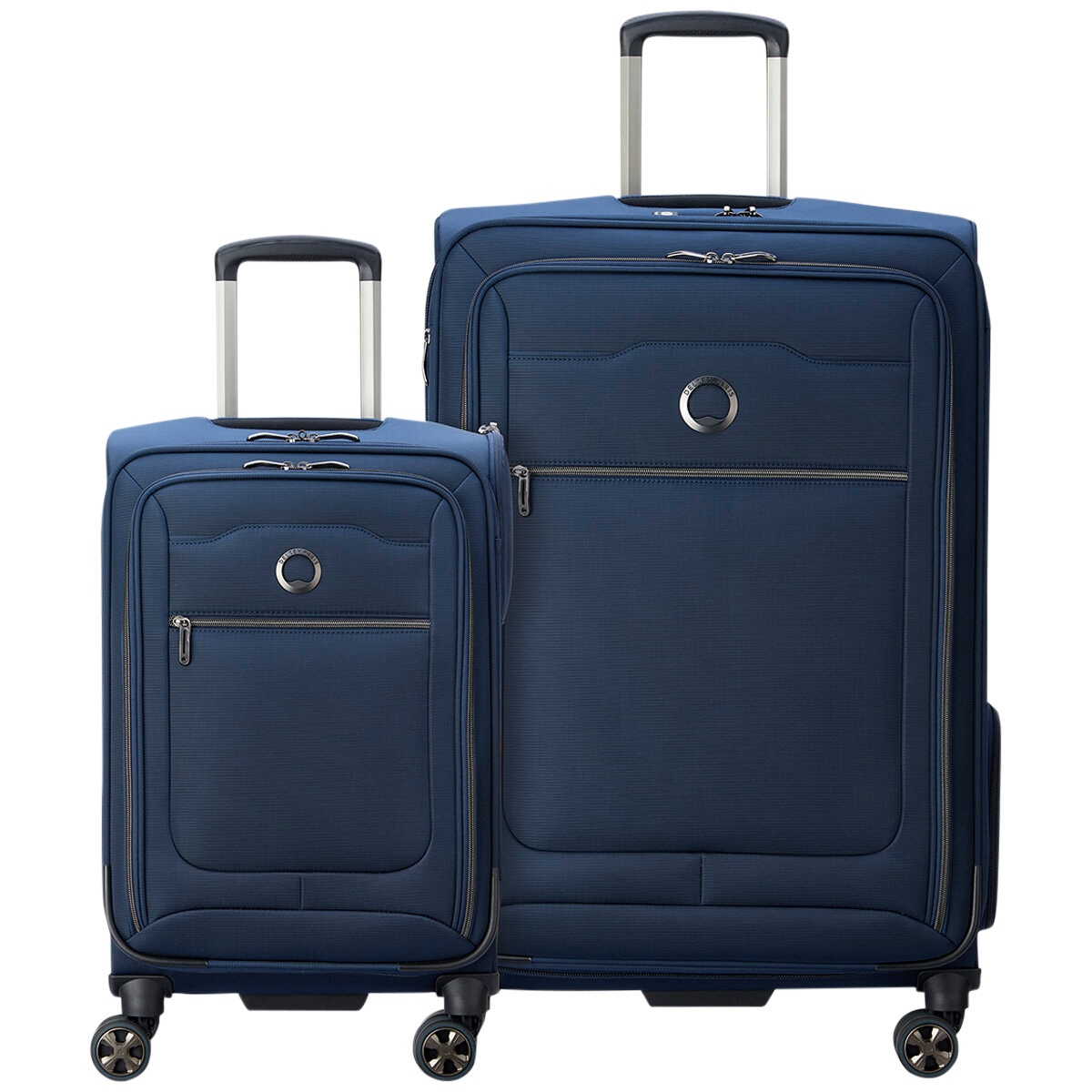 Delsey Softside 2 Piece Luggage Set Blue