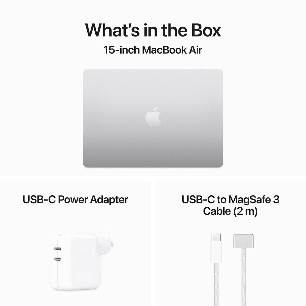 MacBook Air 15 Inch with M3 Chip 8GB 512GB SSD Silver