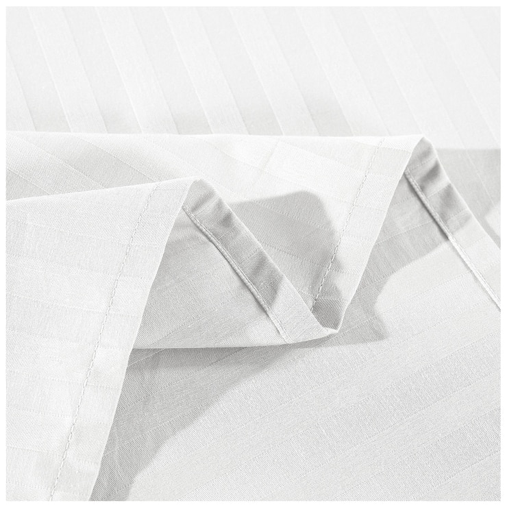 Kensington 1200TC 100 Cotton Queen Sheet Set White Costco Australia