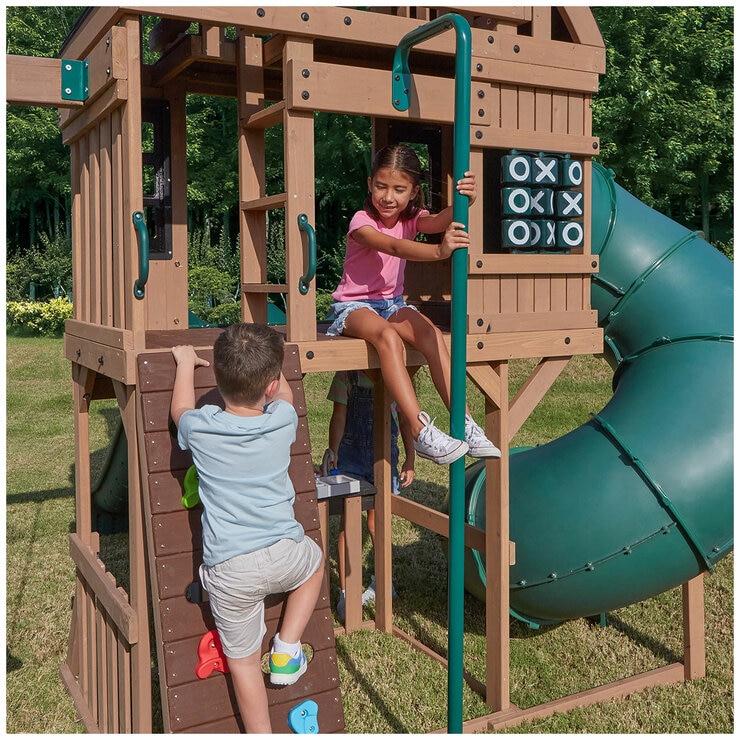 KidKraft Summit View Wooden Swing Set