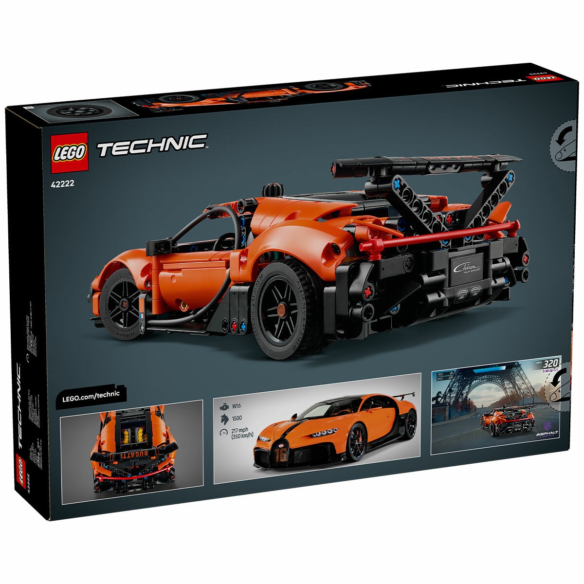 LEGO Technic Bugatti Chiron Pur Sport Hypercar 42222