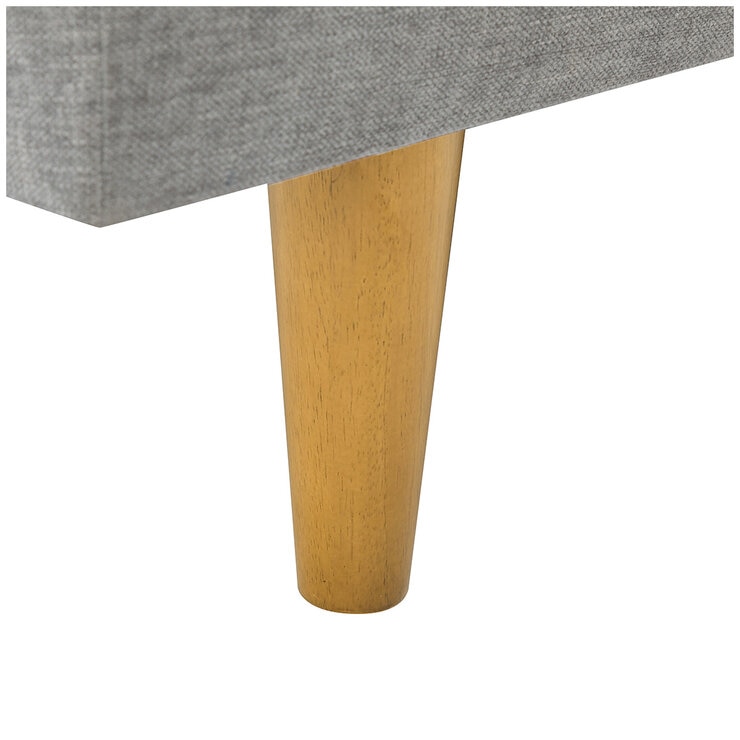 Crown Fabric Sofa Light Grey Crown Fabric Sofa Light Grey