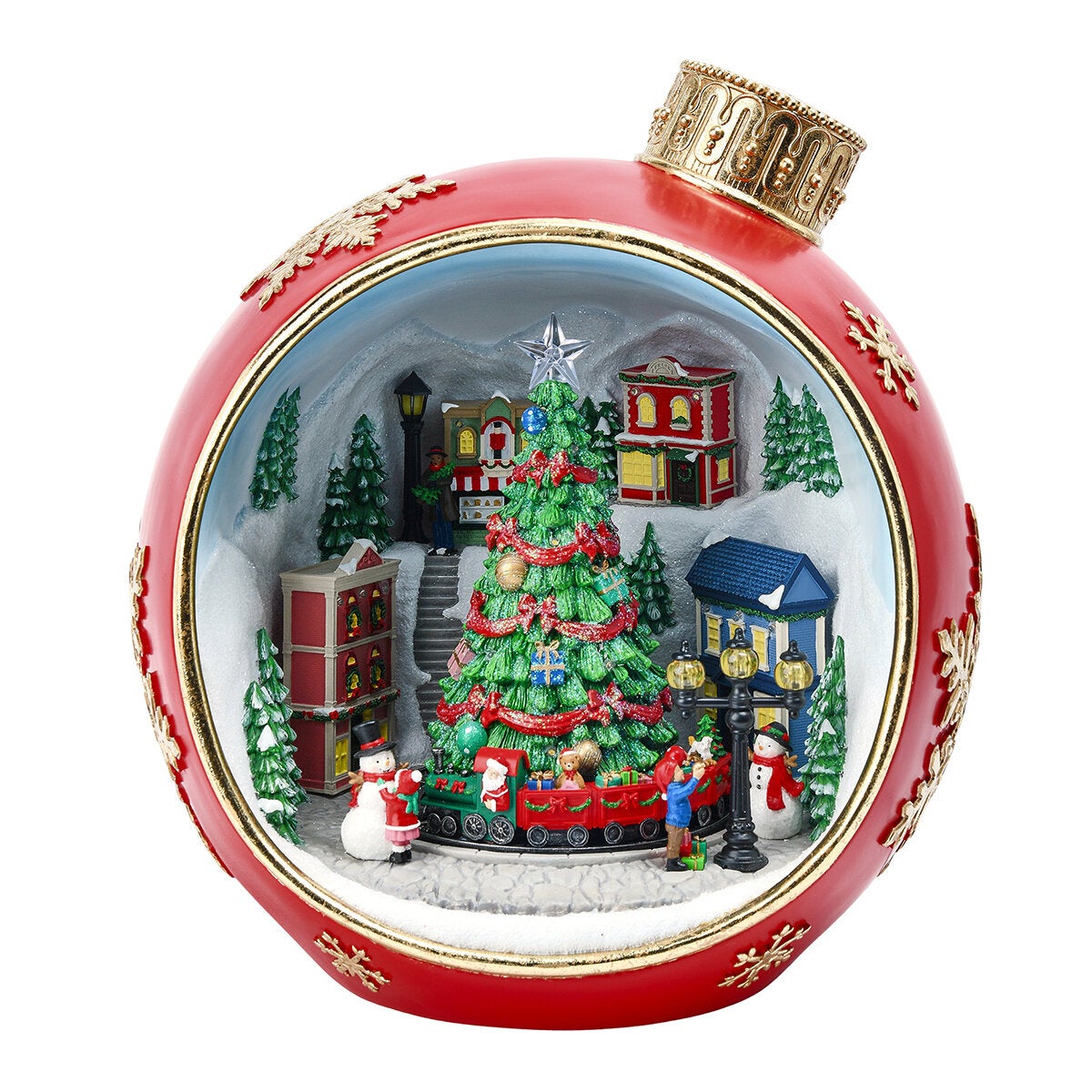 38.8cm Winter Scene Ornament with Animation and Music 38.8cm Winter Scene Ornament with Animation and Music